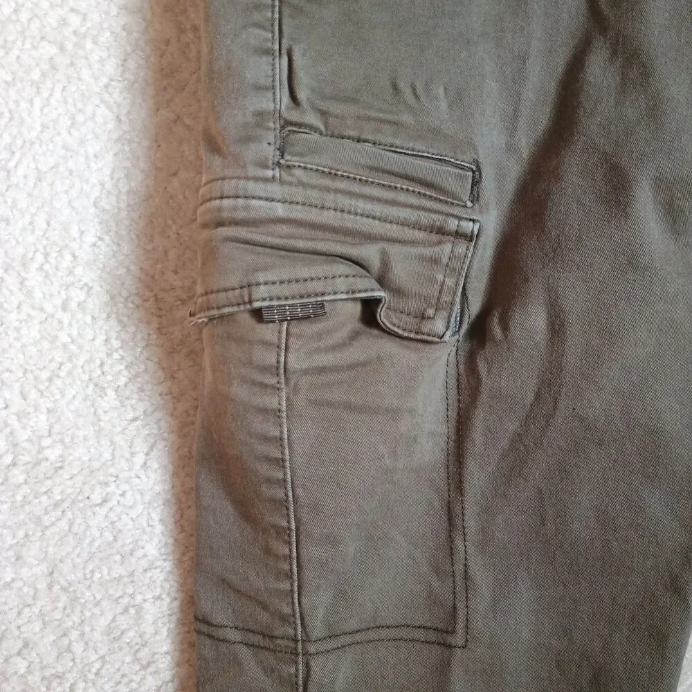 Weatherproof Utility Cargo Pants Mens 32x29 (actual) Olive Green Straight Leg